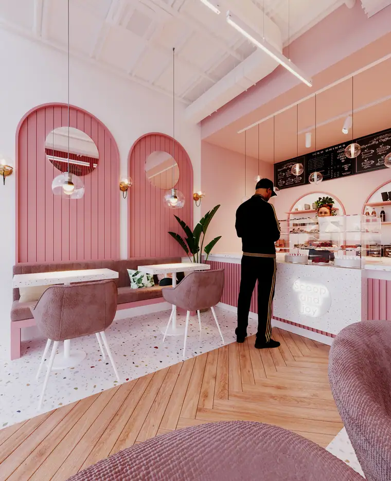 Double Scoop, food & beverage interior by AGC in Abu Dhabi, photo 2 of 3