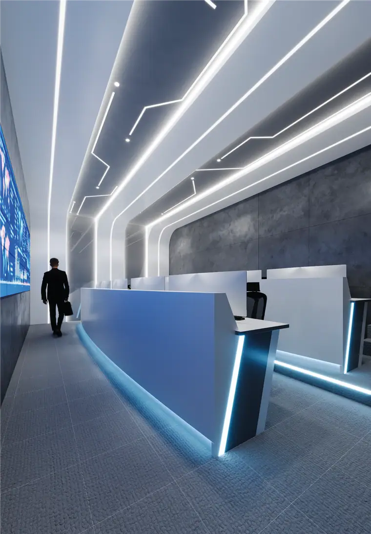Emircom Command Centre, workplace interior by AGC in Abu Dhabi, photo 7 of 7