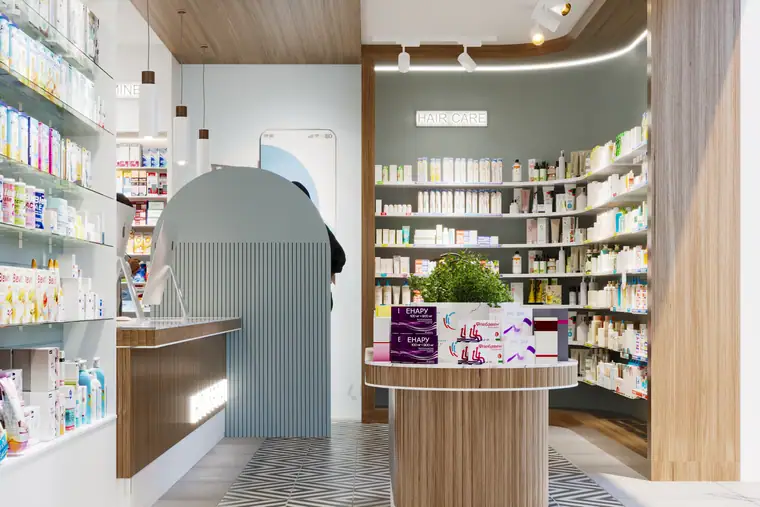 Household Pharmacy, healthcare interior by AGC in Abu Dhabi, photo 3 of 4