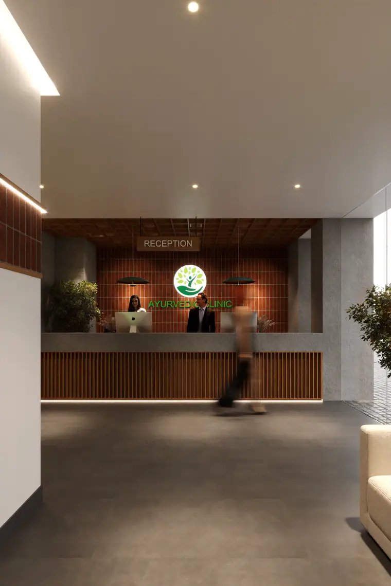 Lokah Ayurvedic Clinic, healthcare interior by AGC in Al Ain