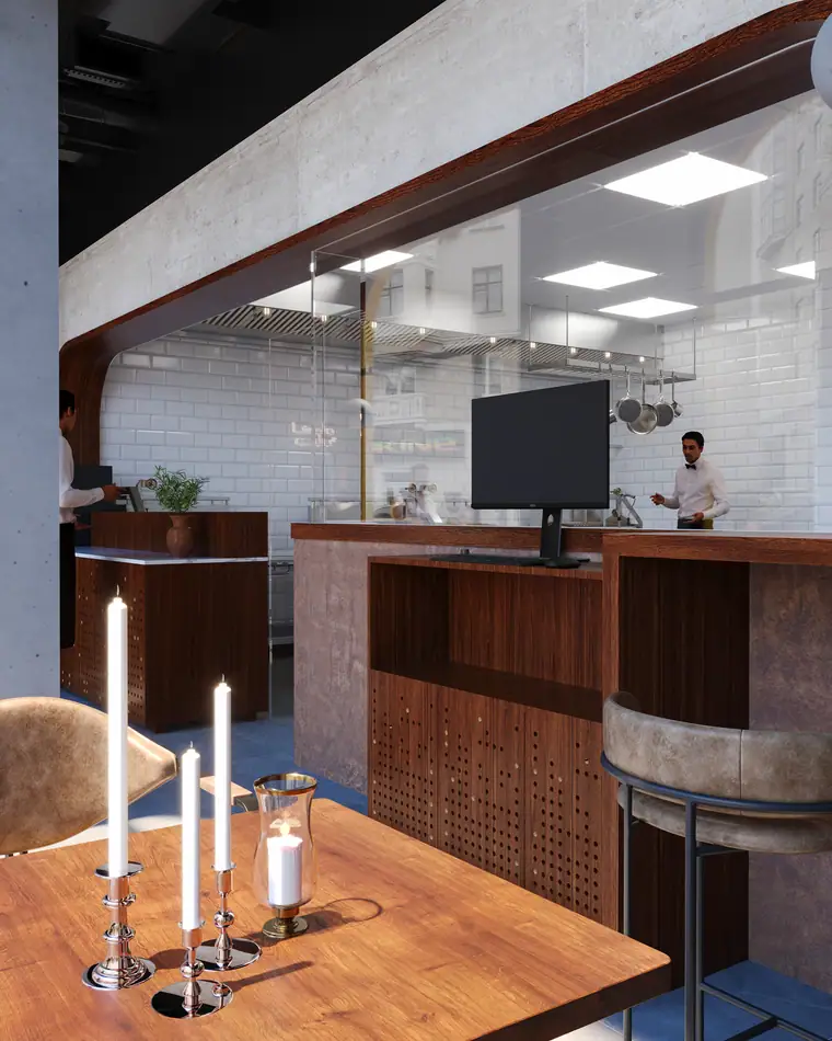 Luqaimat & Chebab, food & beverage interior by AGC in Muroor, Abu Dhabi, photo 4 of 4