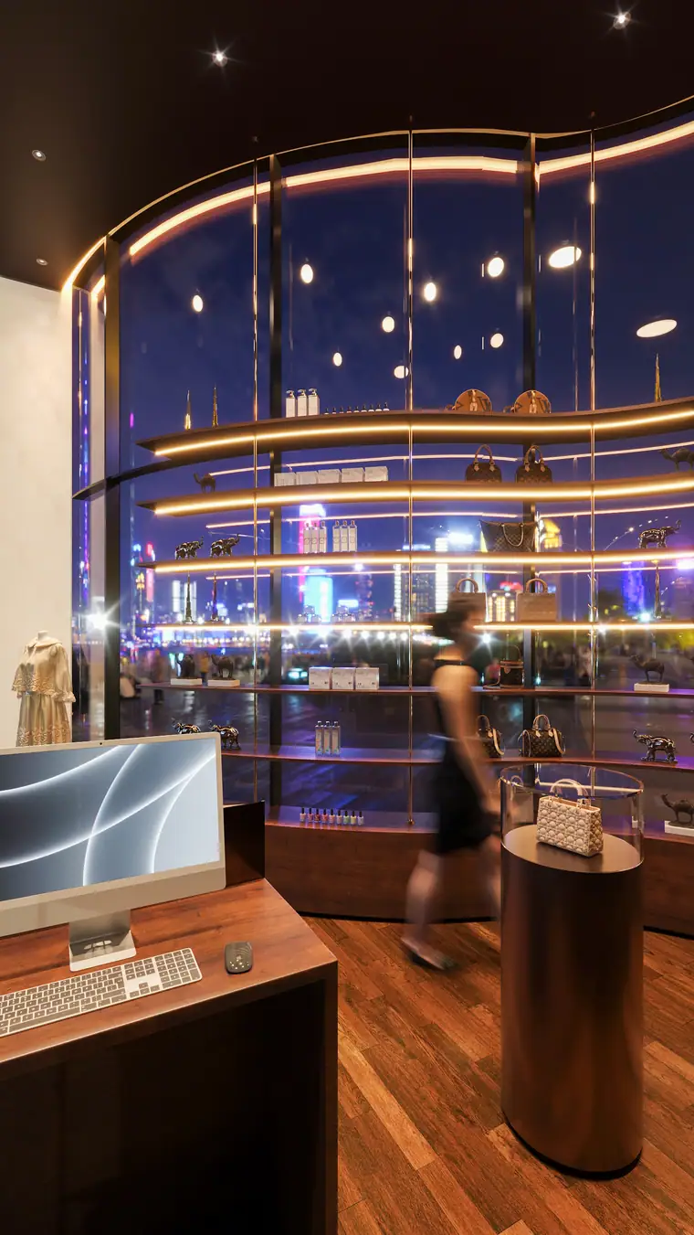 Modest Gift, Hyatt, retail interior by AGC in Abu Dhabi, photo 3 of 4