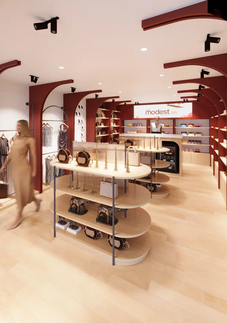 Modest Gift, Rotana, retail interior by AGC in Abu Dhabi, photo 6 of 6