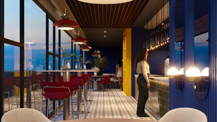 OSK Café, Khalifa City, food & beverage interior by AGC in Khalifa City, Abu Dhabi, photo 5 of 5