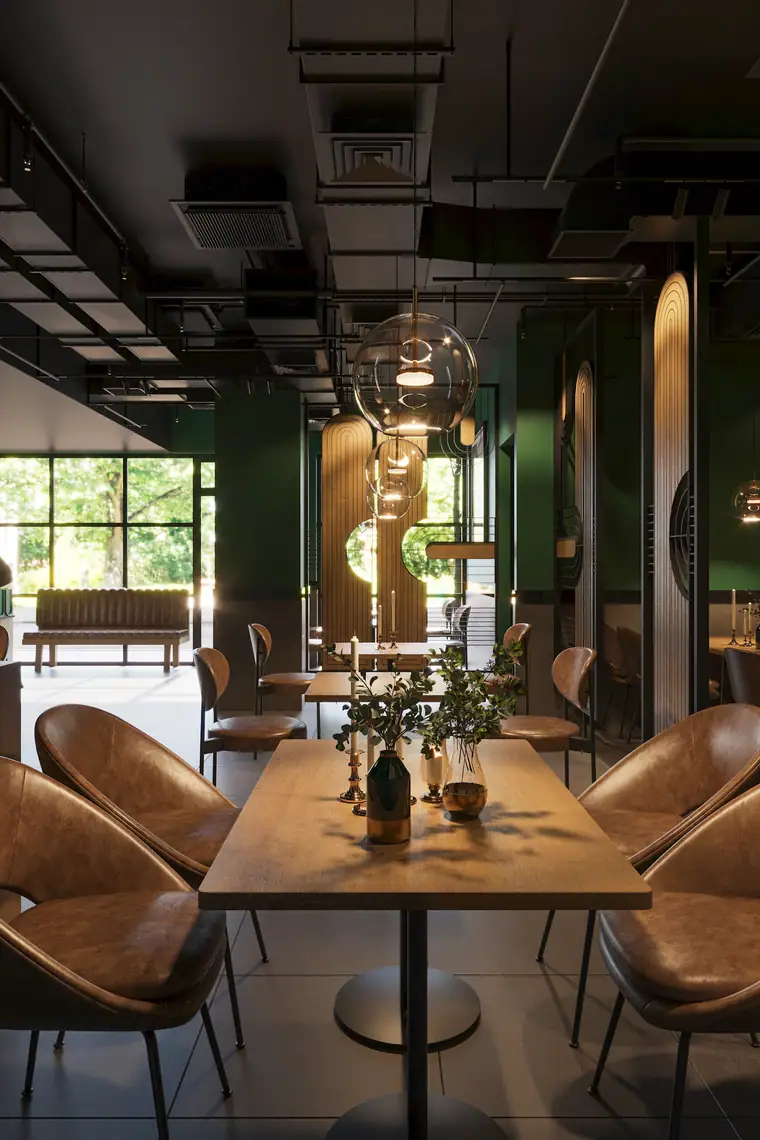 Royal Gulf Café, food & beverage interior by AGC in Abu Dhabi