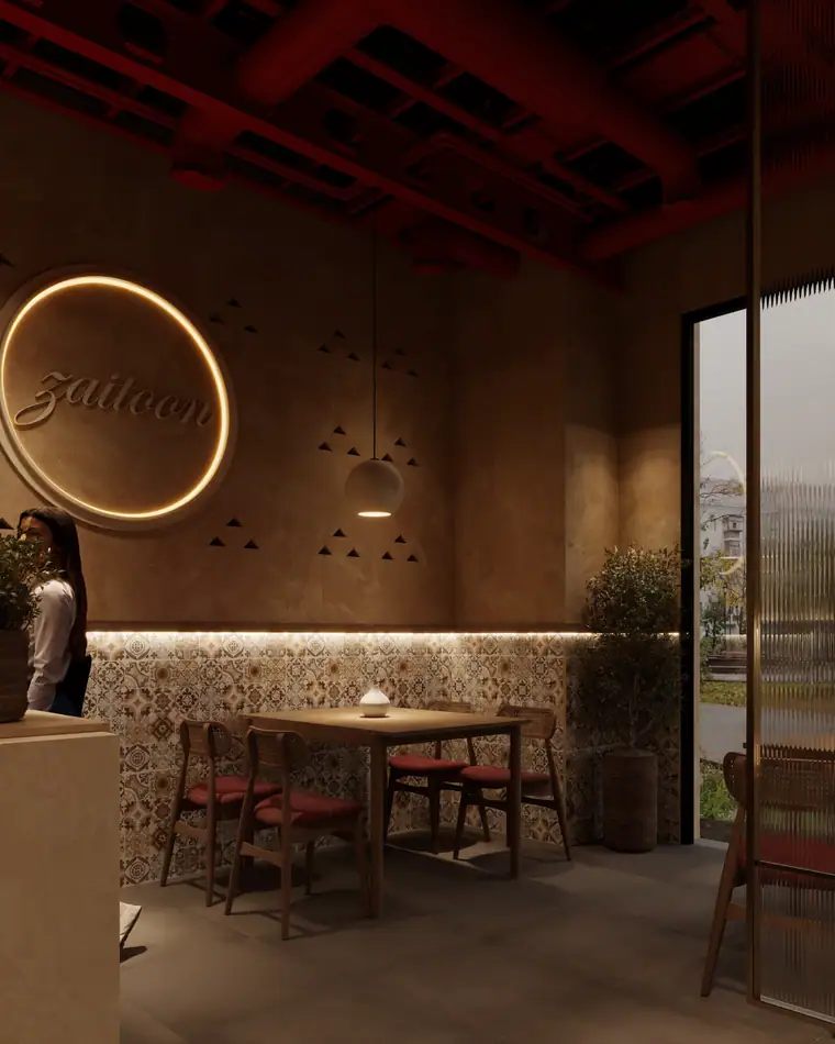 Zaitoon Restaurant, food & beverage interior by AGC in Abu Dhabi, photo 4 of 4